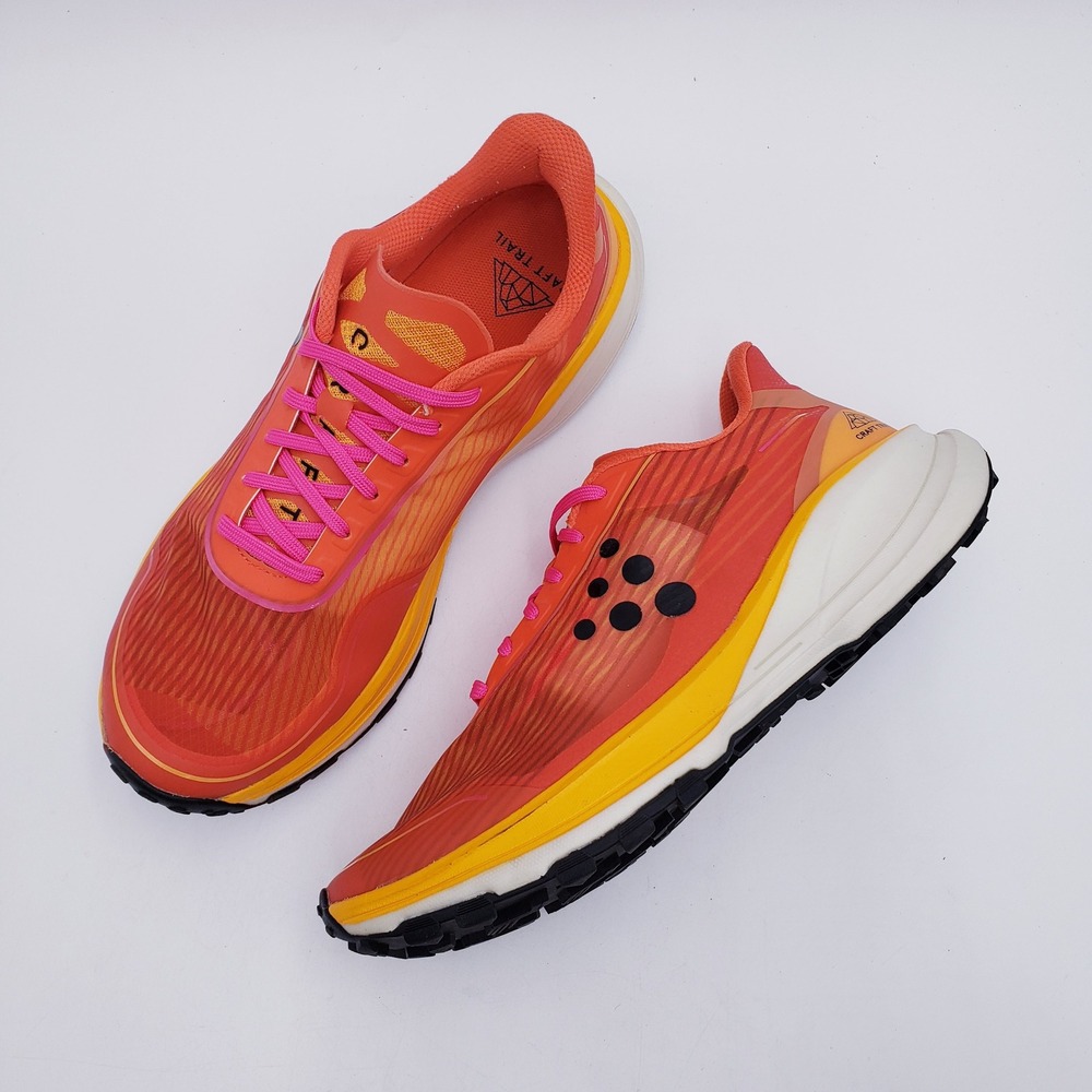 Craft CTM Ultra 2 Pure Trail Running Shoes Orange Sneakers Mens Size‎ 9.5